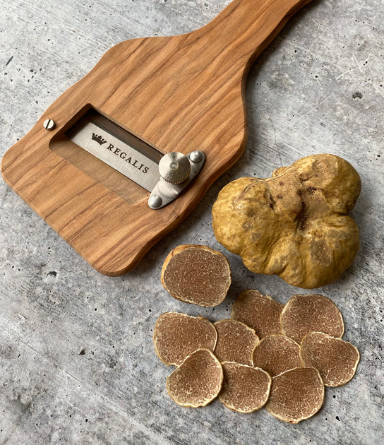 Regalis Olive Wood Truffle Slicer