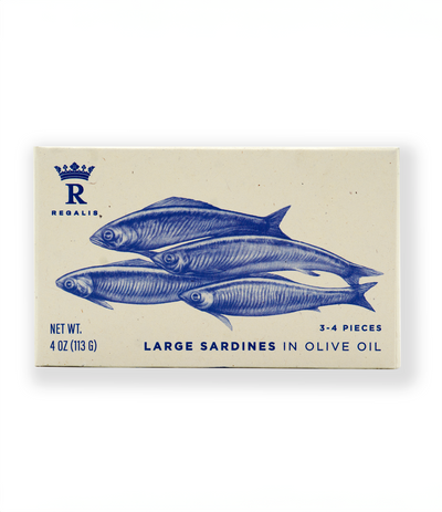 Best Large Sardines in EVOO 3/4, 125g photos by Regalis Foods - item 1