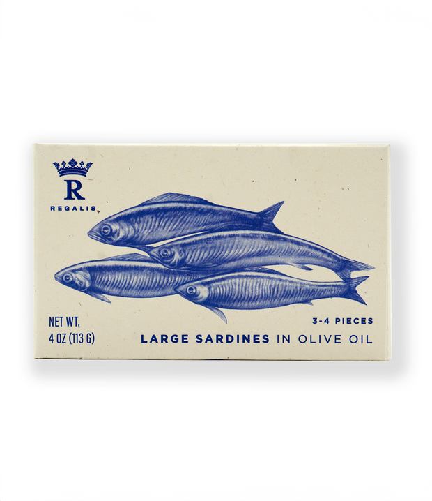 Best Large Sardines in EVOO 3/4, 125g photos by Regalis Foods - item 1