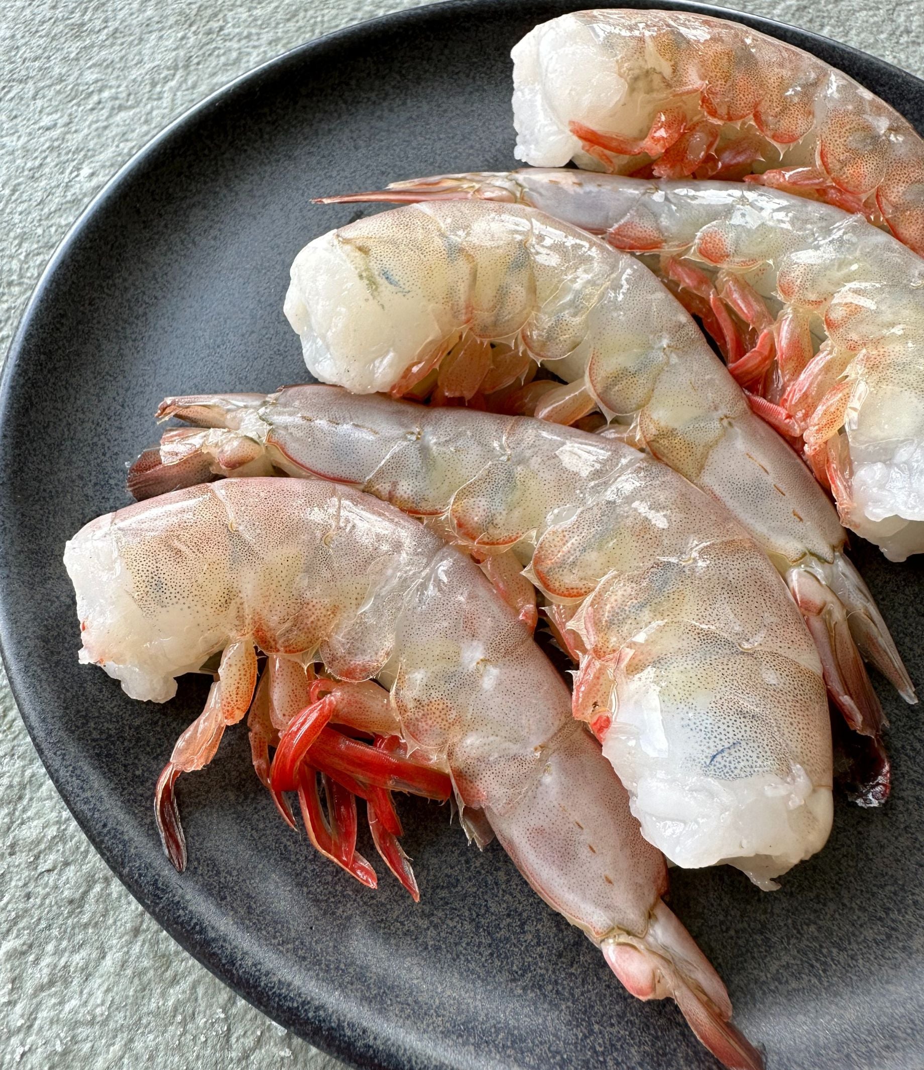 uncooked shrimp
