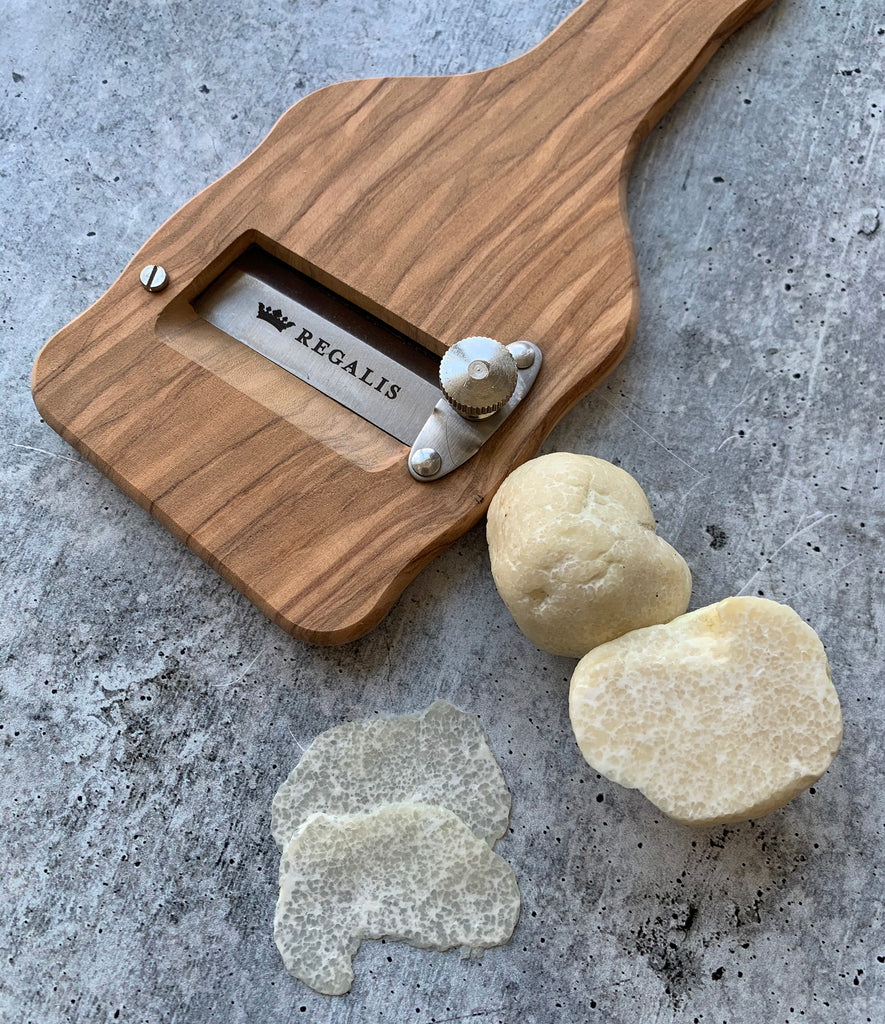 WOODEN (olive wood) TRUFFLE SLICER